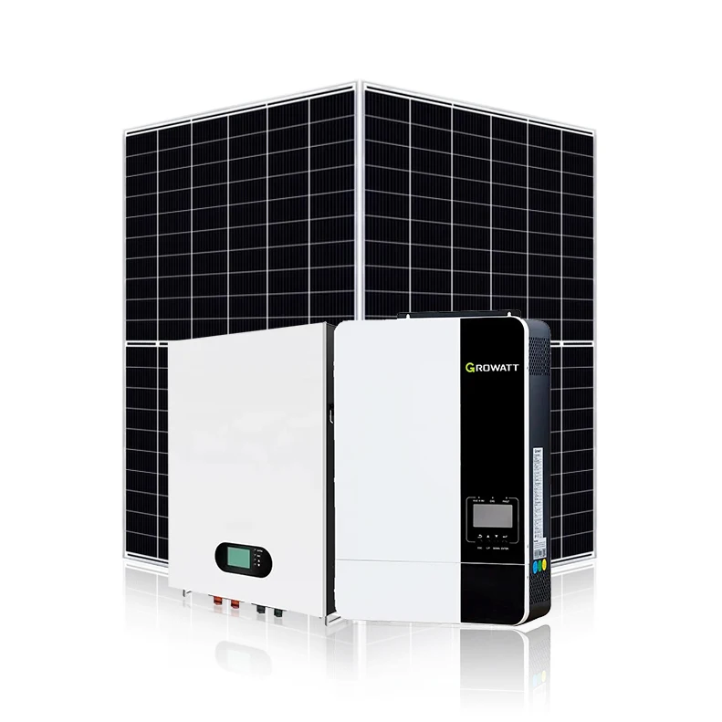 Гибридная автономная солнечная система Zambia 20 кВт с аккумуляторами Growatt SPF5000ES и GSO