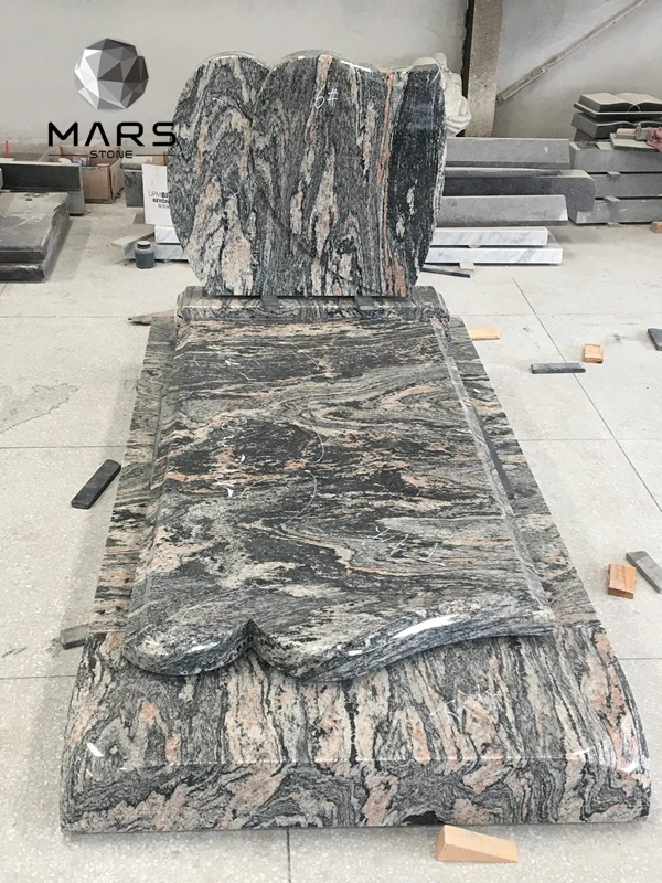 Europe Style Viscount White Granite Memorial Tombstone