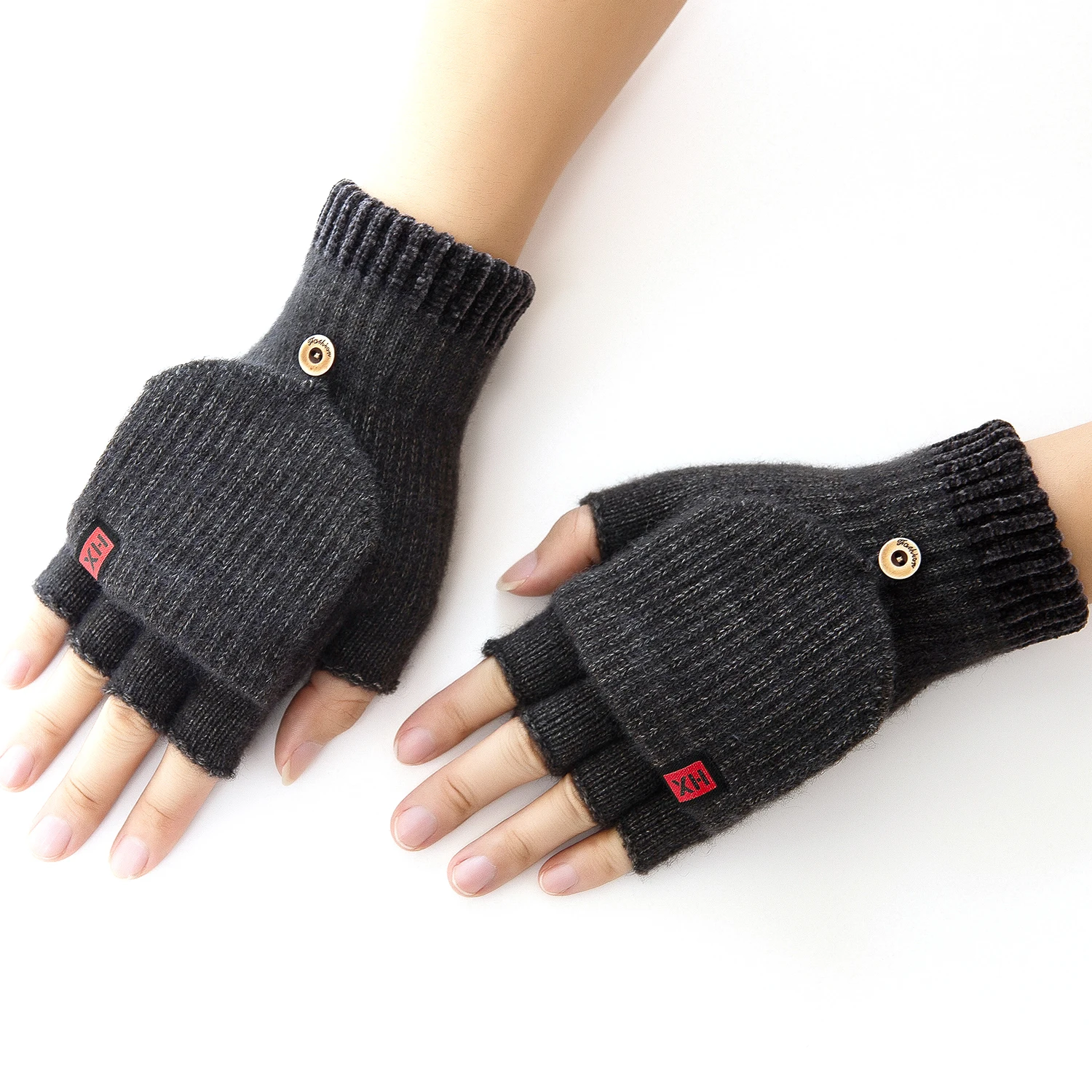 Hot Selling winter autumn Touch Screen Half Finger one size fit all fingerless gloves for women and men