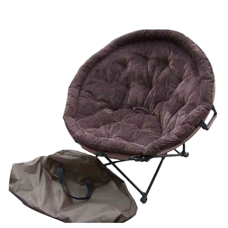 Folding print sports moon chair for promotion Outdoor setting travel metal folding portable planet chair