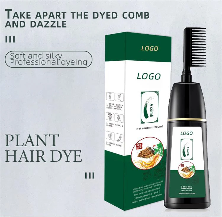 New Arrival Hair Care Comb Magic White Hair Dye for Wholesale Mieano Magic Black Hair Color