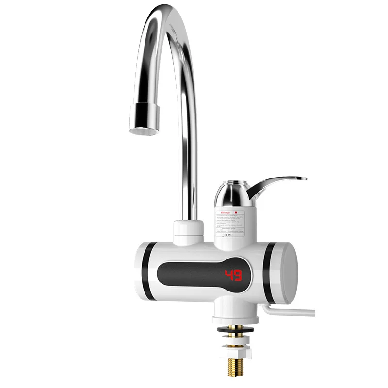 HOT SELLING 3S Instant Tankless Hot Water Heater Fast Heating Tap Electric Water Kitchen Faucets with LED Digital Display