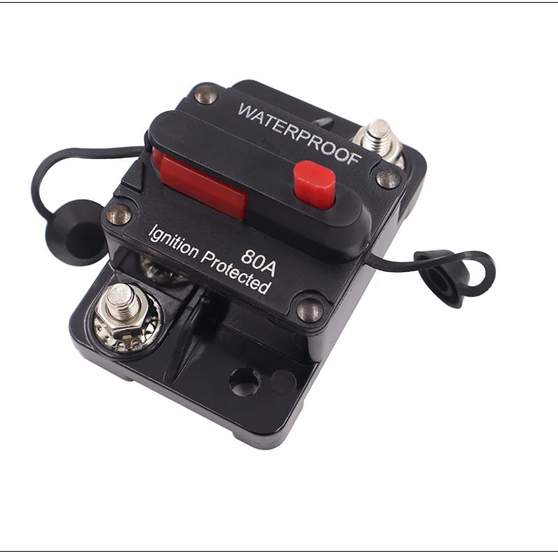 12 v 48v Dc Водонепроницаемый морской автоматический выключатель ручной сброса Inline предохранитель для лодки яхты вольт