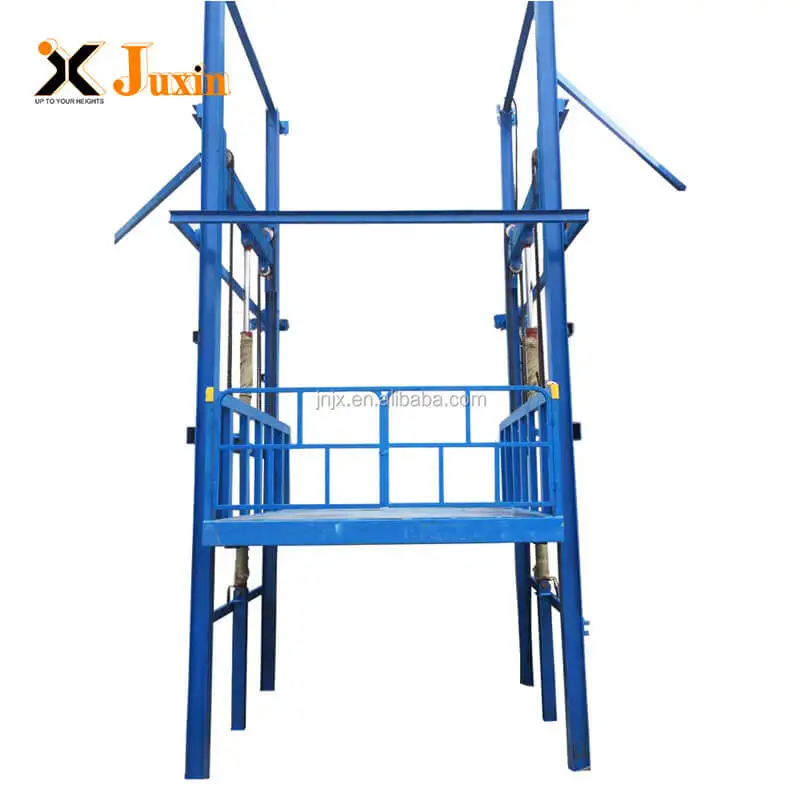 Guide rail hydraulic cargo elevator special elevator for lifting goods indoors and outdoors