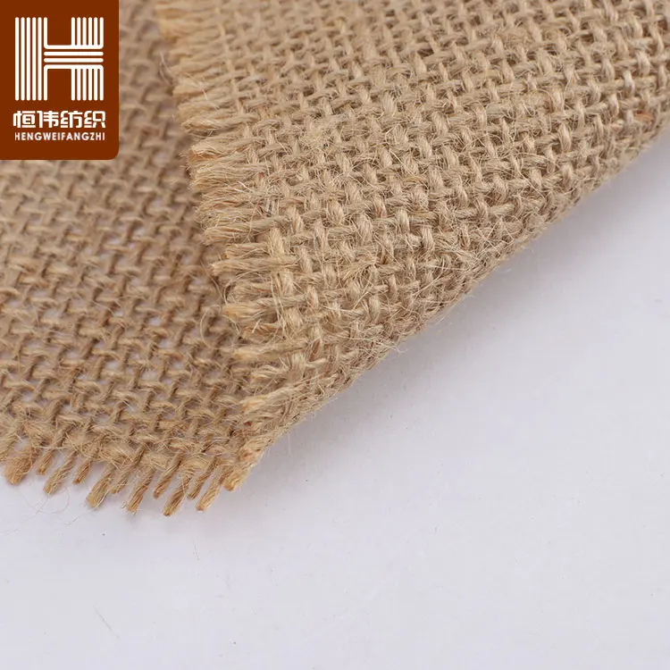 100% Natural Solid Color Jute Fabric Roll India Wholesale Jute Cloth