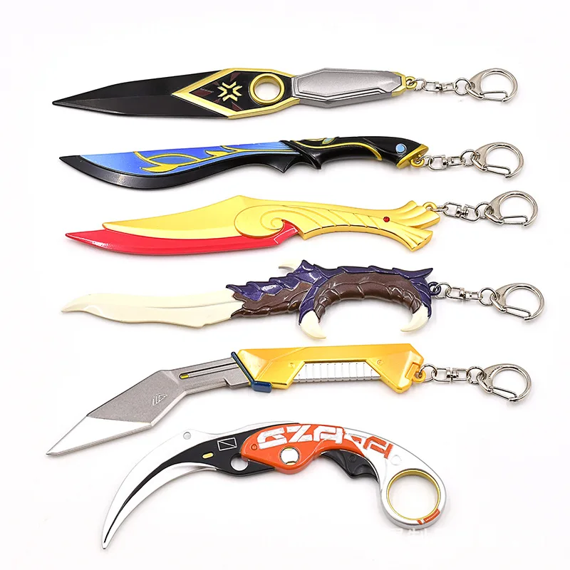 Factory Wholesale Valorante Sword Metal Knife Weapon Model Toy Boys Girls Adults Cool Toy Knife Birthday Gift