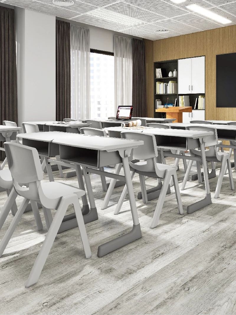 Wholesale Cheap Classroom Single Student school desk and chair table and chair primary school desk set school furniture