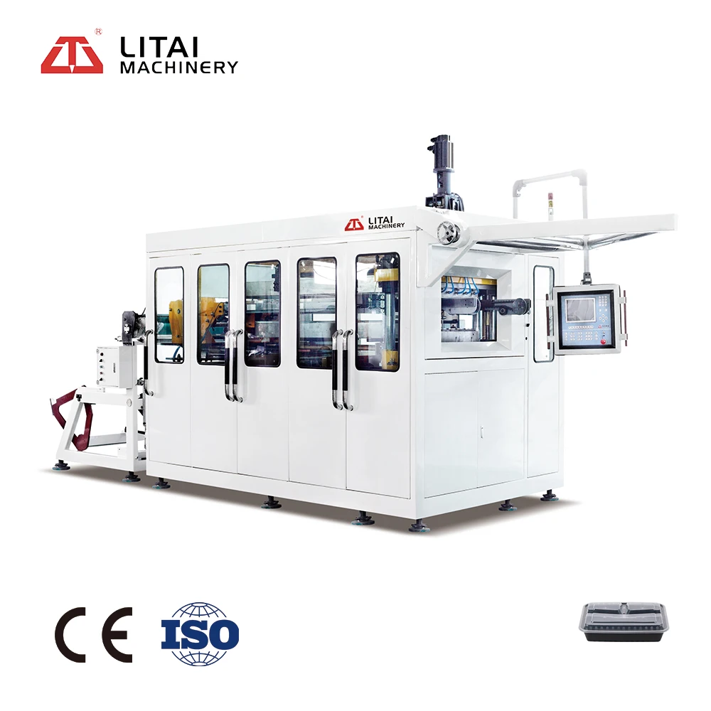 High quality LITAI TQC650B plastic food box & cups thermoforming machine