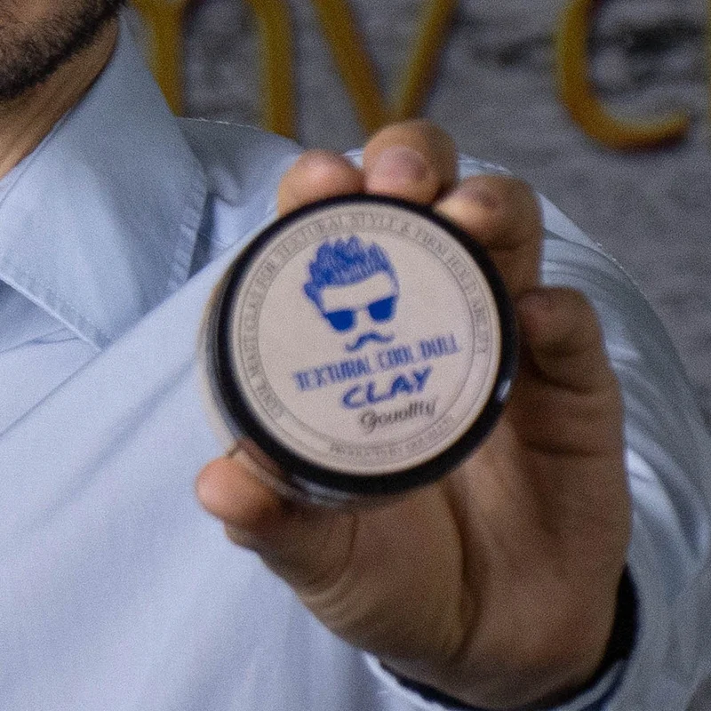 Natural Matte Hair Paste Clay Waterproof Hair Styling Wax Hair Clay