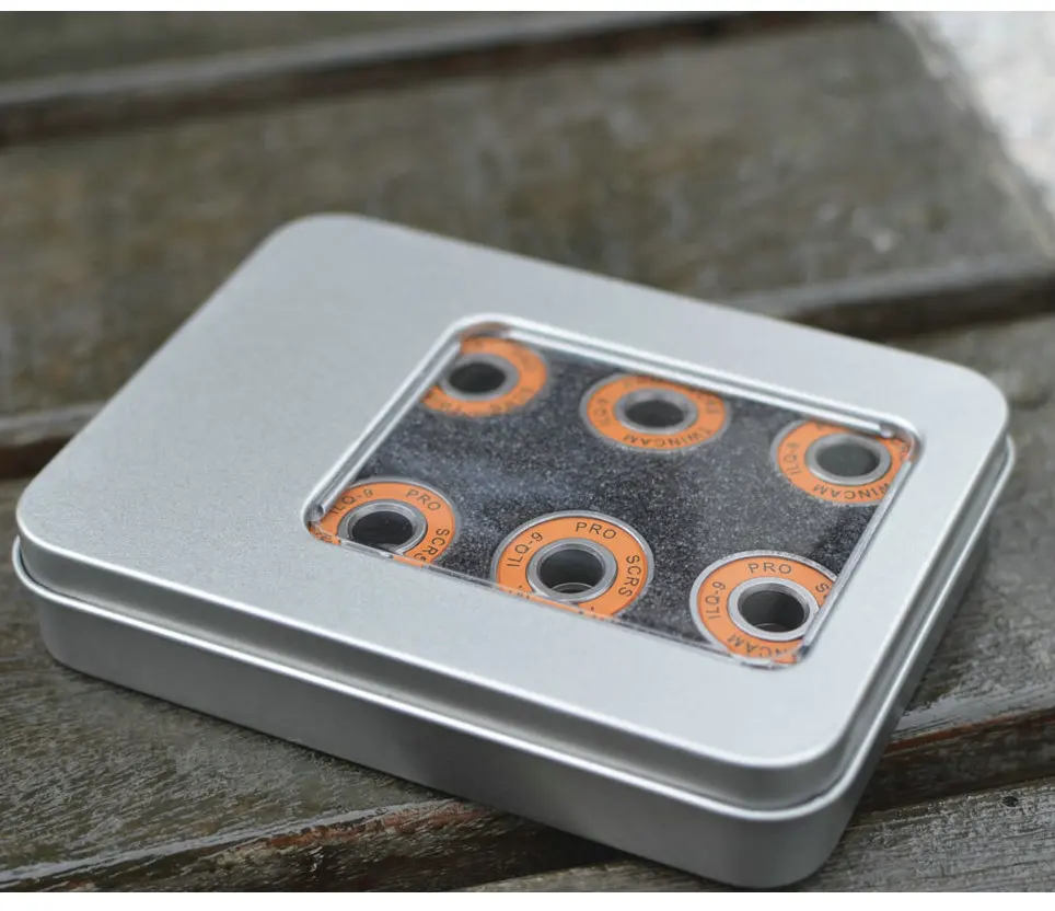 Wholesale 2021 608ZZ Chrome Steel Orange Skateboard ABEC-9  Bearing