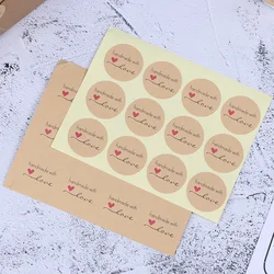 Custom Sticker Sheet Adhesive Kraft Paper Packaging Labels Wholesale Custom Private Label Stickers With Logo