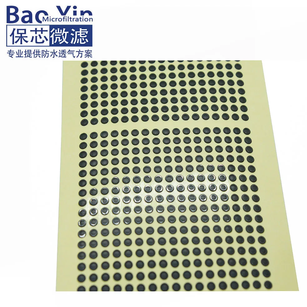 Ip67 Adhesive sticker waterproof acoustic vent membrane for speaker and mic