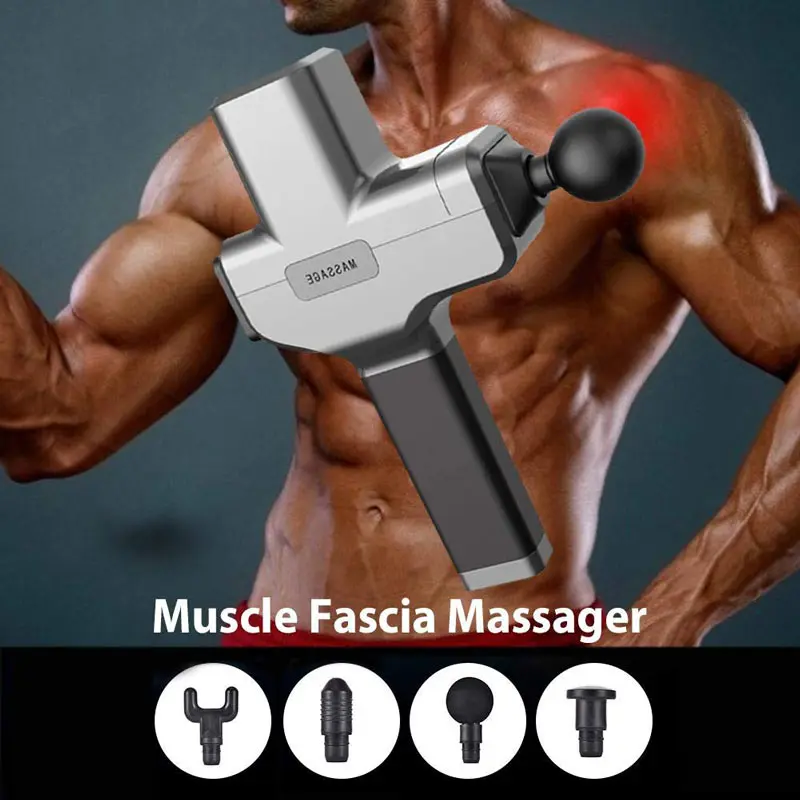  Fascial пистолет нога глубокий вибрации мышц тела Релаксация электрический фитнес оборудование массажный молоточек шок боли