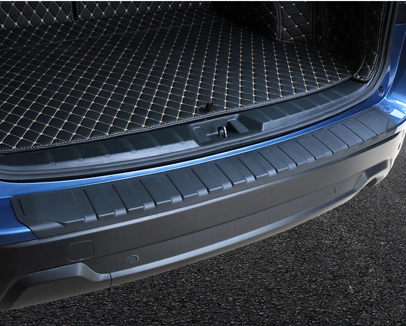 PP black Trunk Boot Plate For Subaru Forester SK 2019 2020 Rear Bumper Protector guard Forester 2013-2018 SJ Exterior Parts