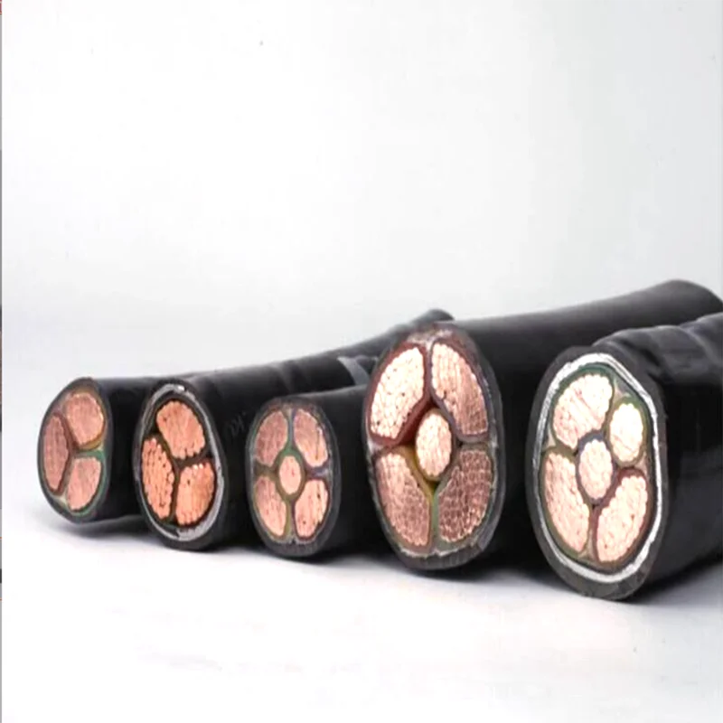Medium Voltage Three core copper conductor XLPE insulated Steel Wire armoured PVC sheathed N2XSERY power cables