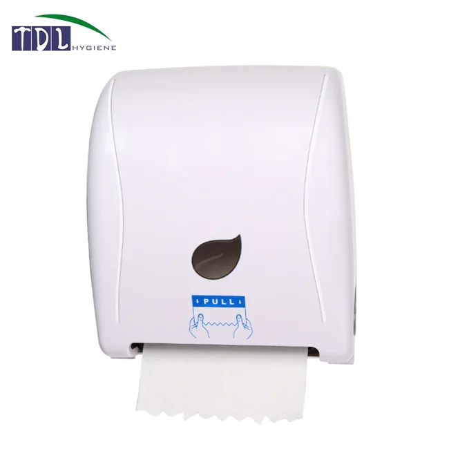 Newest Battery Free Wall Mounted Auto Cut Hand Roll Paper Towel Dispenser
