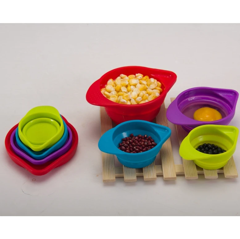 Wholesale Custom size silicone collapsible measuring