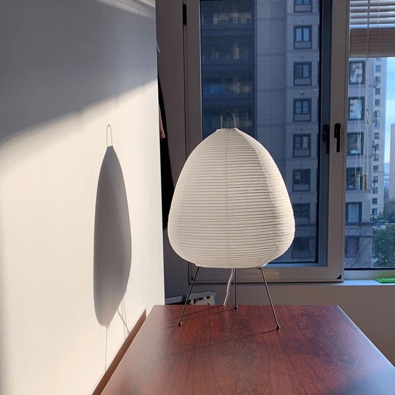 New Modern Japanese Style Tripod LED Table Lamp For Living Room Bedroom Study Hotel Decoration Lighting