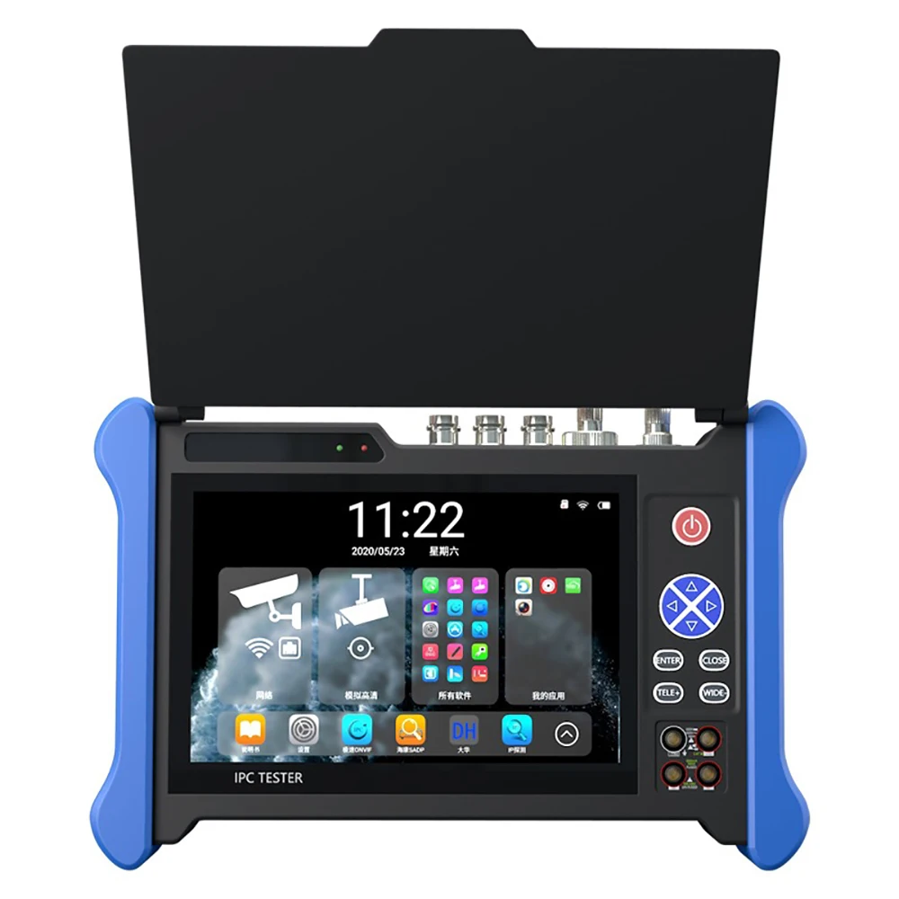 4K CCTV Camera Tester 7 inch IPC Camera Monitor POE Tester CCTV IPC Security Video OTDR CCTV Tester