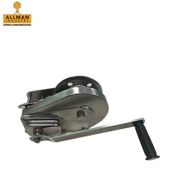 ALLMAN heavy duty 3000kg Manual Hand Winch with automatic fraction brake