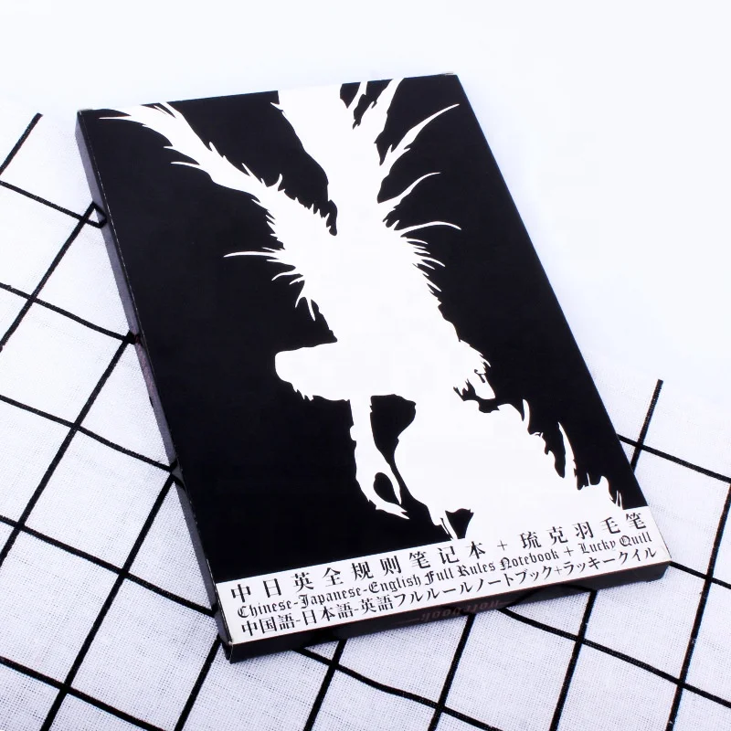 Wholesale Notebooks Anime Death Notebook With Quill Pen Deathnote Comic-Con Kawaii Products Stationery
