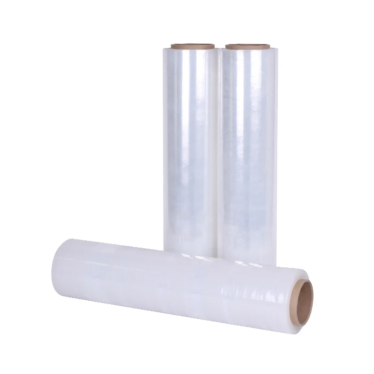 LLDPE Transparent Stretch Film Plastic Wrap For Cargo Packing