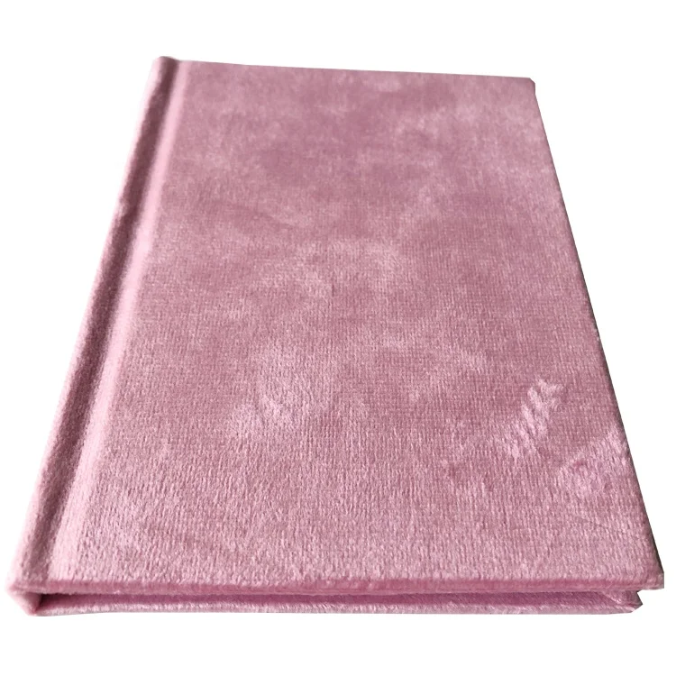 
 Лидер продаж на Amazon, пользовательский яркий бархатный тканевый Жесткий Чехол, журнал, дневник, блокнот с подкладкой, a5, бархатные розовые эскизные книги с принтом  