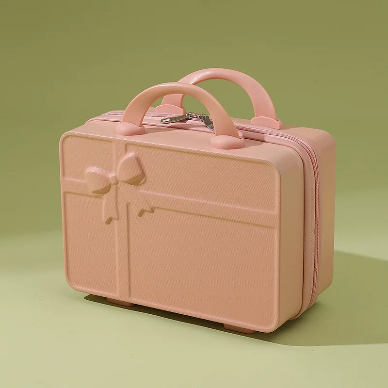 Newest Candy Color Make Up Case Lightweight Mini Storage Cases Portable Travel Suitcase 14 Inches