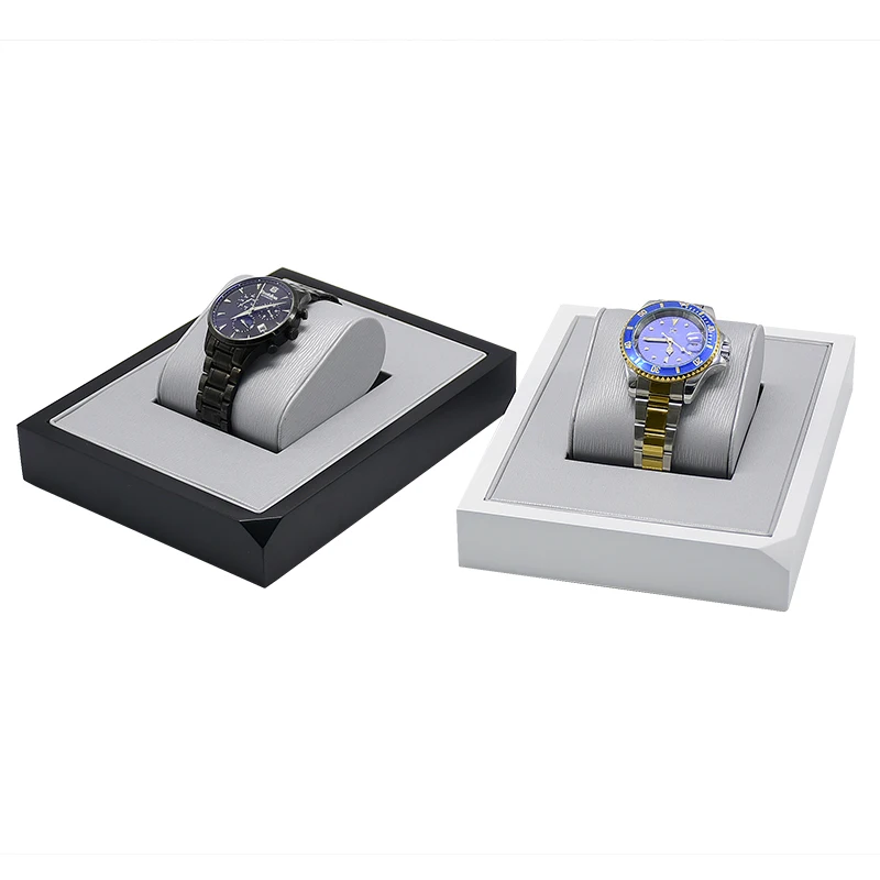 JINSKY Watch Display Stand W/ Leather Pillow  Holder for Wristwatch