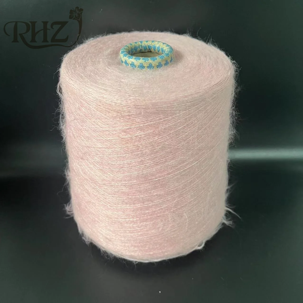 RHZ 2023 Skin Friendly And Smooth Brush Yarn 13NM/1 72%Acrylic 25%Polyester 3%Spandex Yarn For Knitting
