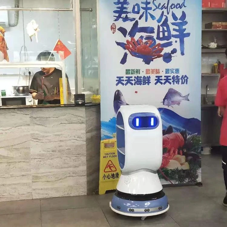 the most popular China  intelligent restaurant food delivery service robot