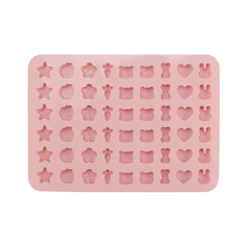 Форма для шоколада сладости животные фрукты пищевой класс индивидуальная силиконовая детская мини-форма мягких конфет