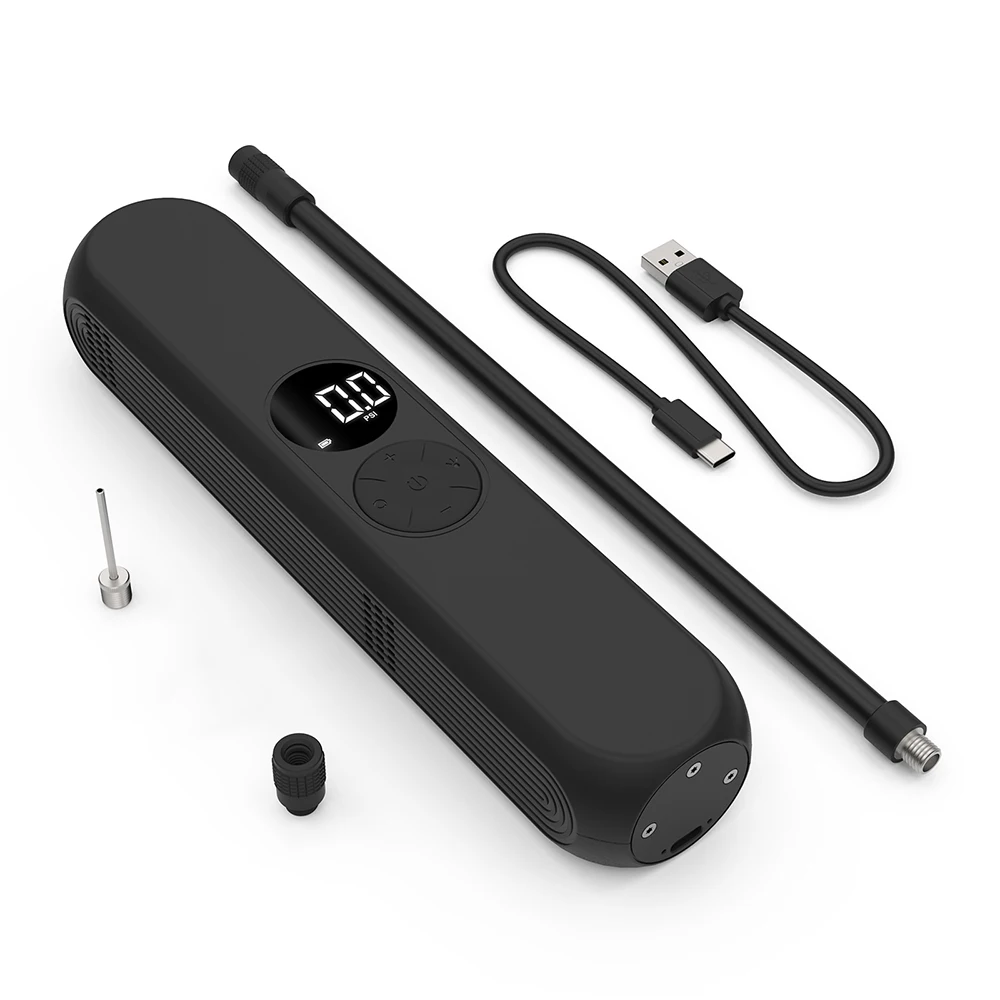 CYCPLUS 9896 Air Compressor Pump Tire Inflator Mini Electric Bike Pump Car Tyre Pressure Pump