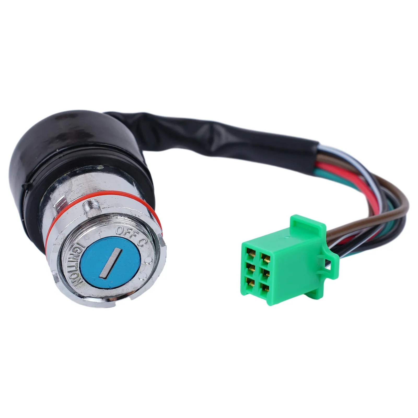 6 Wire Motorcycle Ignition Key Switch 2 Keys Set