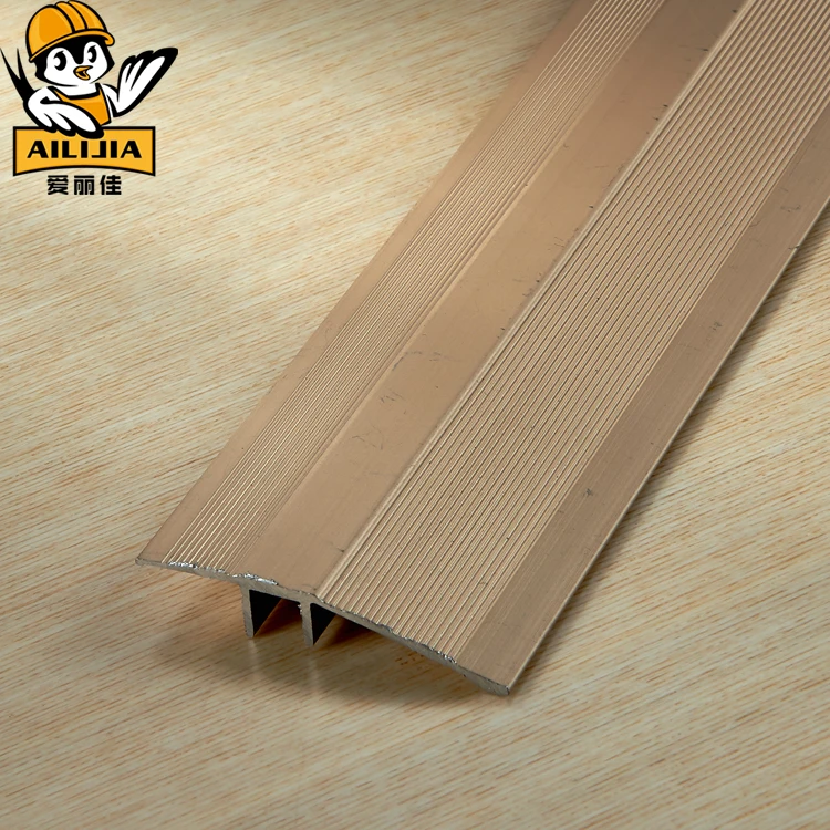 laminate floors wood grain metal anti-slip aluminium stair nosing with ceramic tile