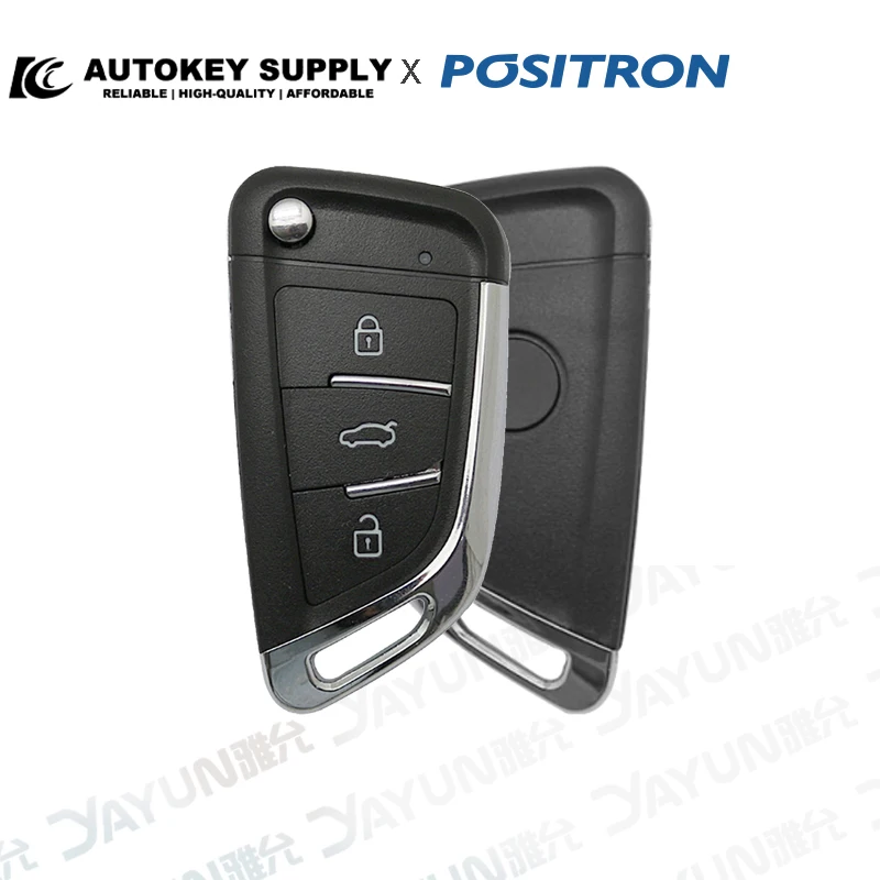 Chave Canivete Modificada KeYDIY Flex Alarme Positron Linha 293 e 300