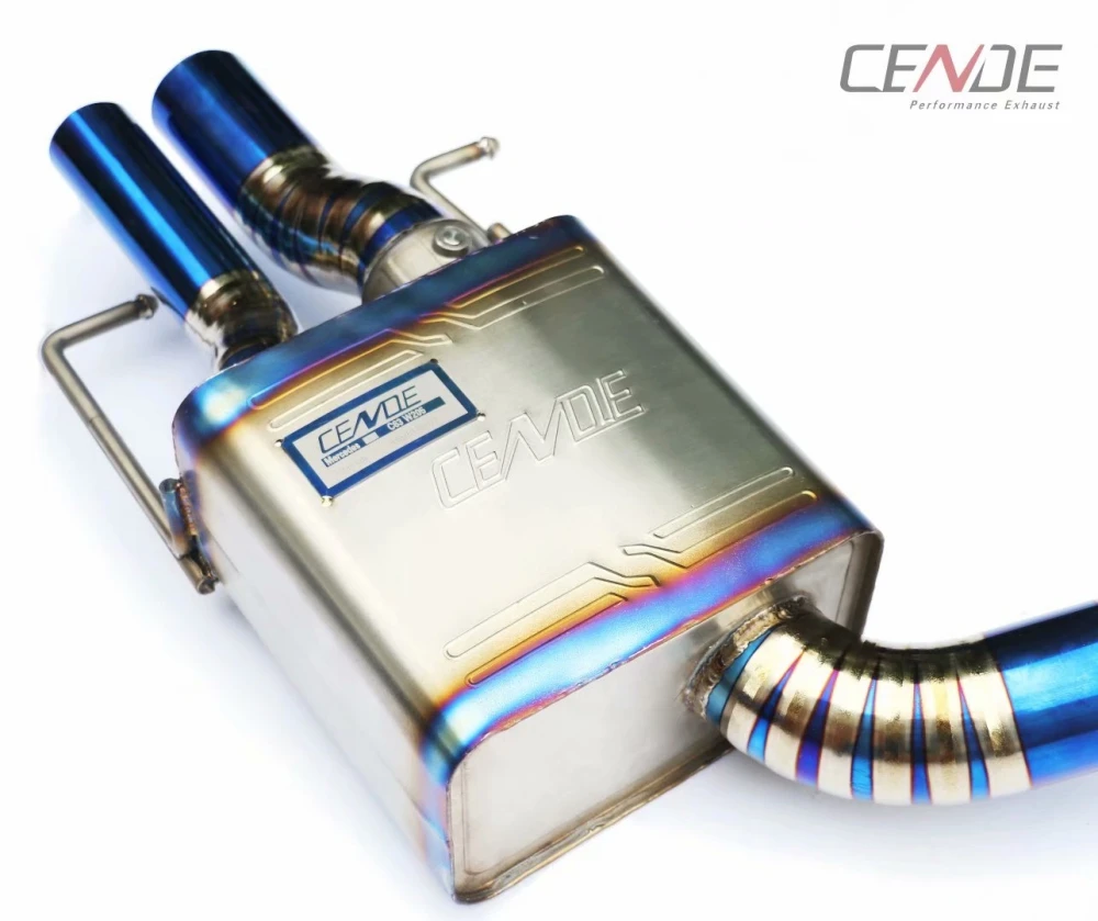 Titanium Active Sound Valves remote control Exhaust muffler System For Mercedes Benz W176 A180/A200