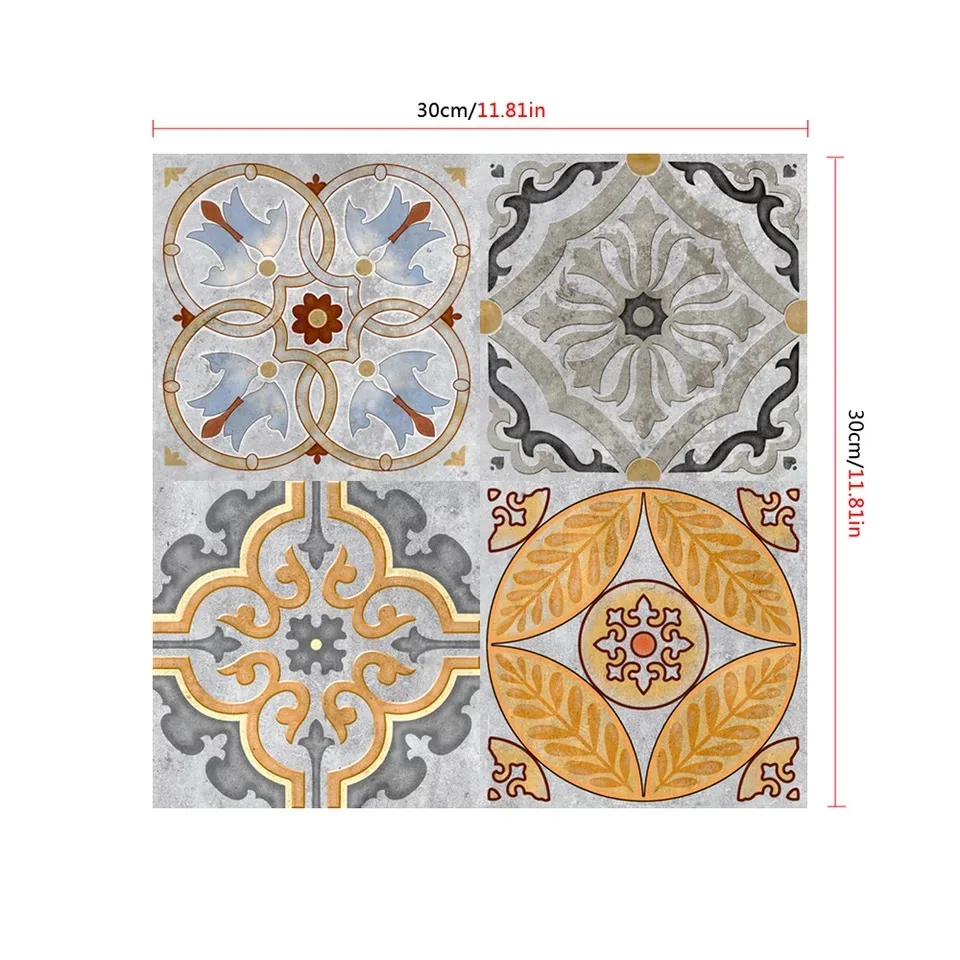 
Spanish antique pattern handcrafted cement tiles, tiles flooring, villa tiles 11.8 in.x11.8 in tiles 
