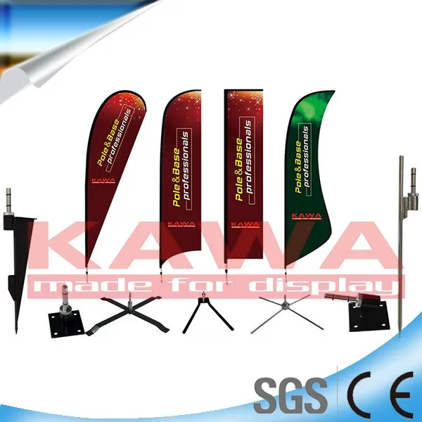 3m polyester knitted with fabric for promotional teardrop flag banner with wholesale price for custom advertising and exhibition