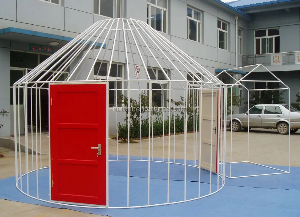 Dia 3-6m luxury Inflatable Yurt tent for outdoor family house yurt tent with warm felt