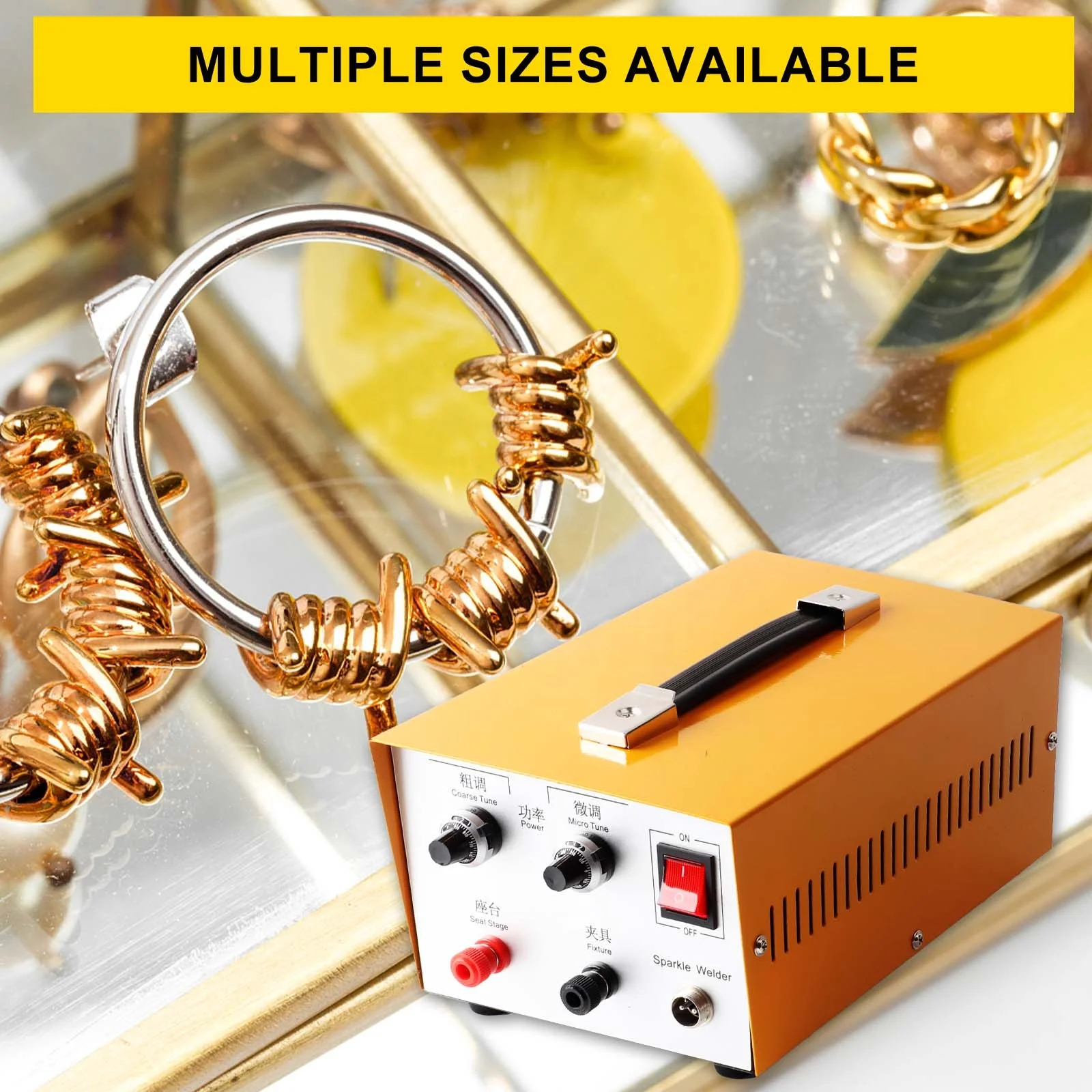 30/50/80/100A Pulse  Argon Spot Welder Portable TIG Jewelry Spot Welding Machine for Gold Silver Platinum Stainless Steel