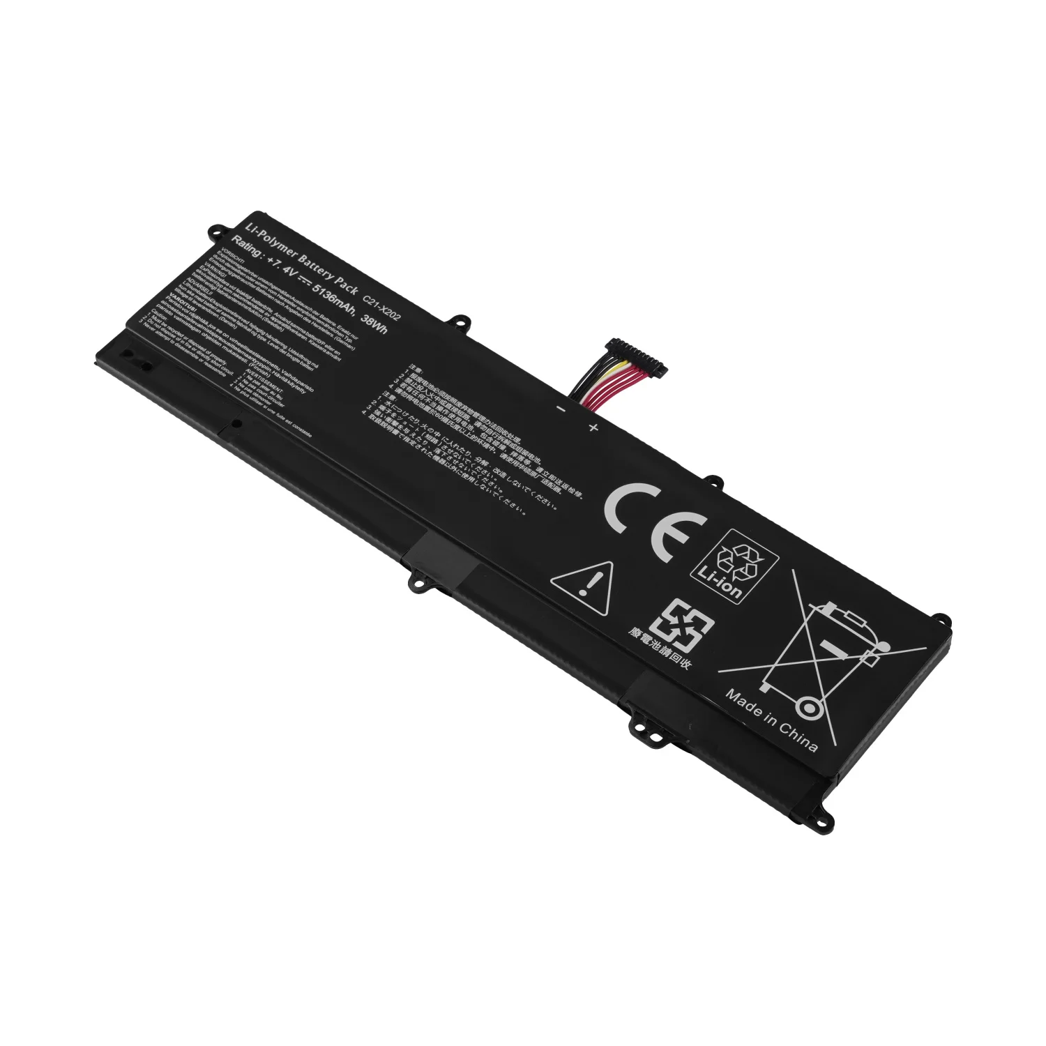 CE-Certification C21-X202 Laptop Battery For Asus Vivobook S200E-CT158H S200E D2VF9 Q200E S200E-CT157H