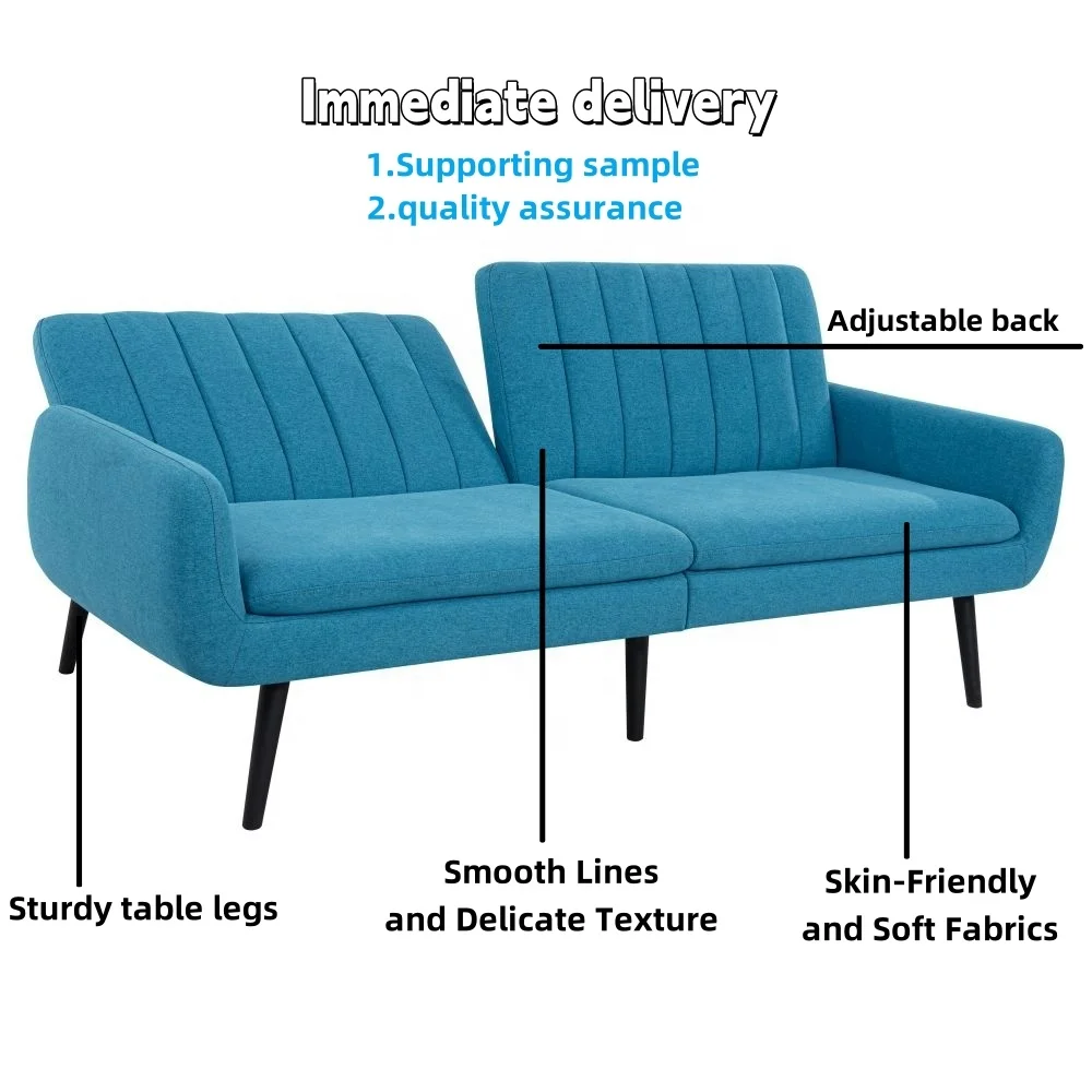 Fast and convenient multifunctional sofa bed, foldable and expandable sofa bed is comfortable to use and saves space.