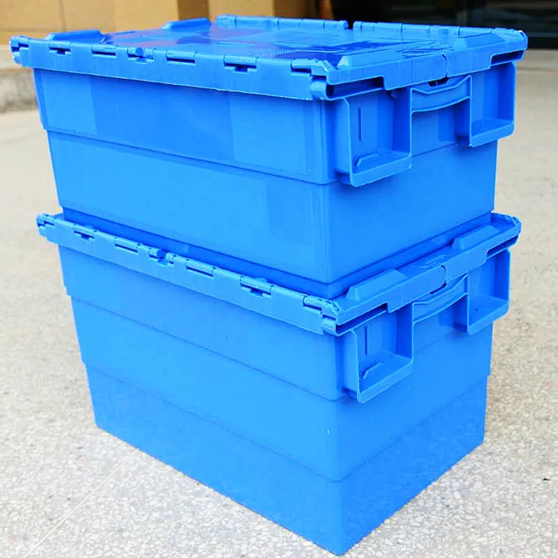 Промышленная коробка с плоской крышкой тканевый склад фармацевтическая Цепочка поставок диагональная штепсельная логистическая пластиковая для