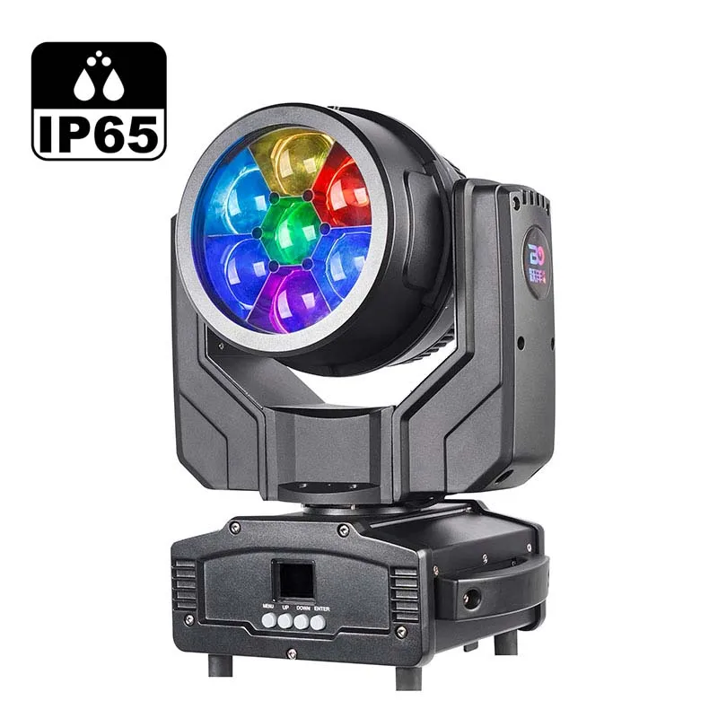 740BW IP65 Waterproof 7x40W RGBW CE Approved DMX Liner Zoom Beam Lyre LED WASH Mini Pixel Control Moving Head Stage Lights
