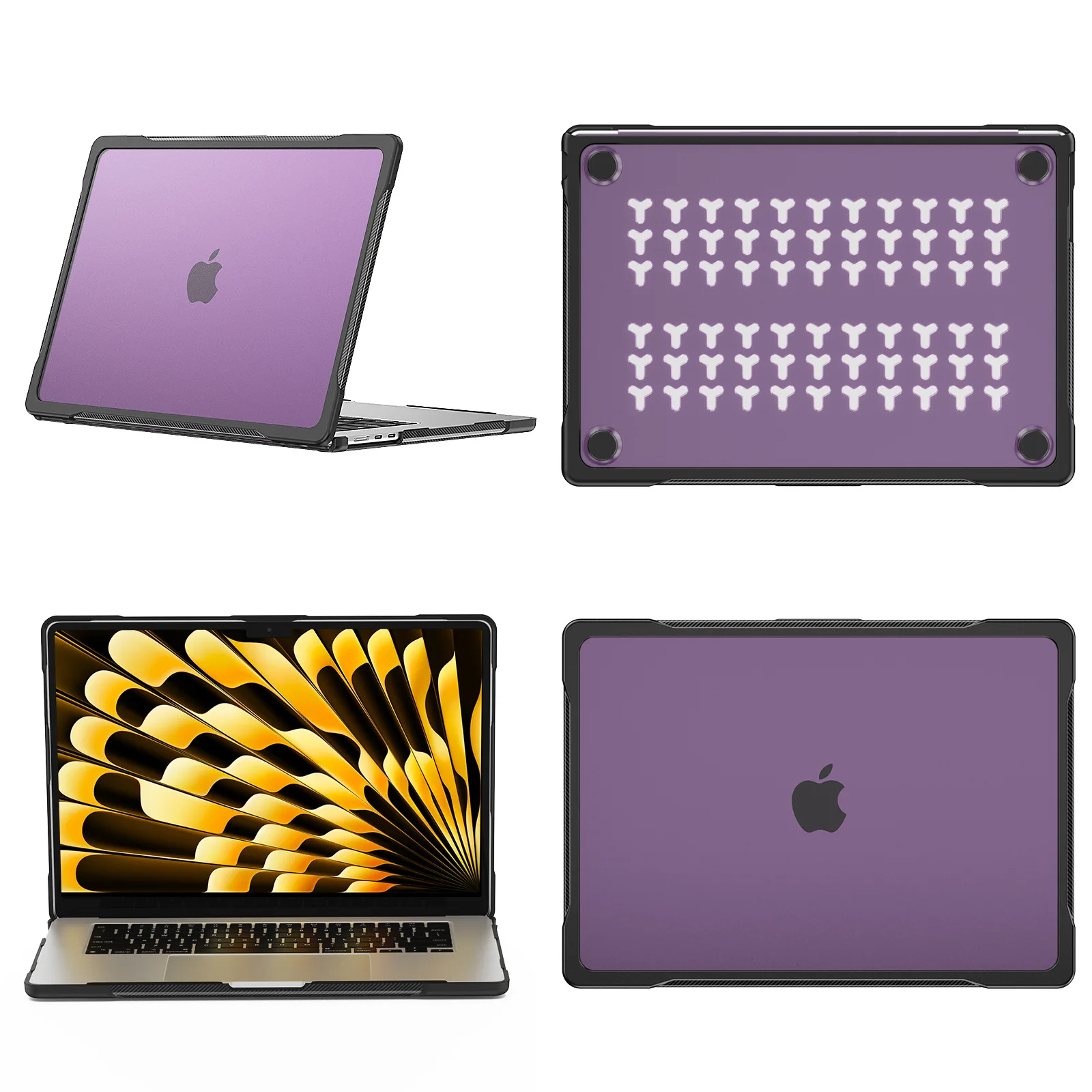 ODM OEM Rugged Protective Hard Shell Sleeve Custom Laptop Covers Case For Macbook Air15 M2 A2941