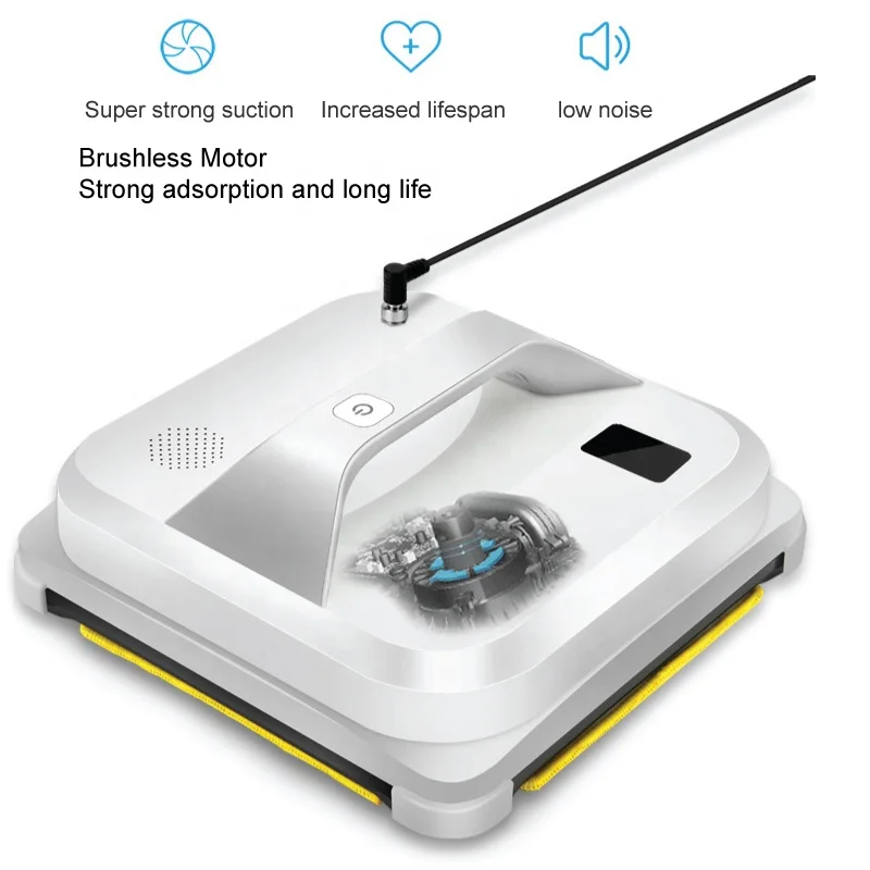 Electric Window cleaner robot cleaning robot with ultrasonic water spray smart route planing Built-in battery