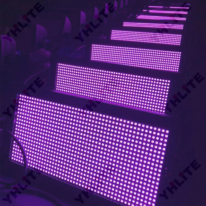 2 letters 1000W Led Strobe Light 3in1 RGB strobe light with 2 words Stage Strobe Pixel Dj Light
