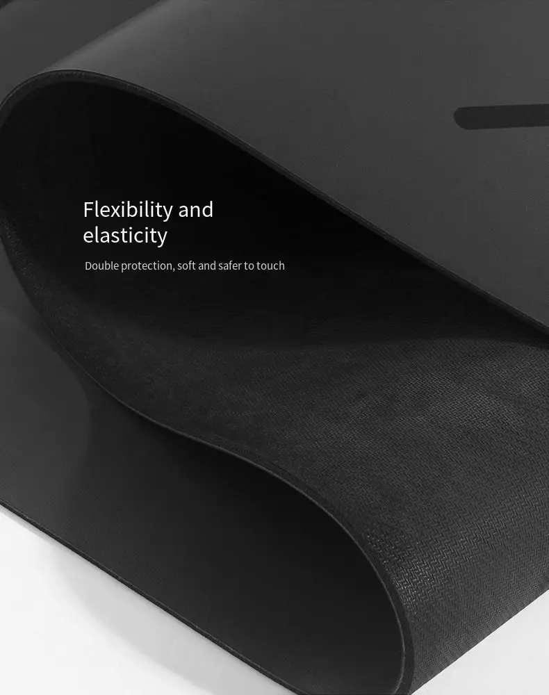 
Gymnastic Exercise Fitness thickening and widening OEM accept 0.5cm PU rubber Yoga Mat 