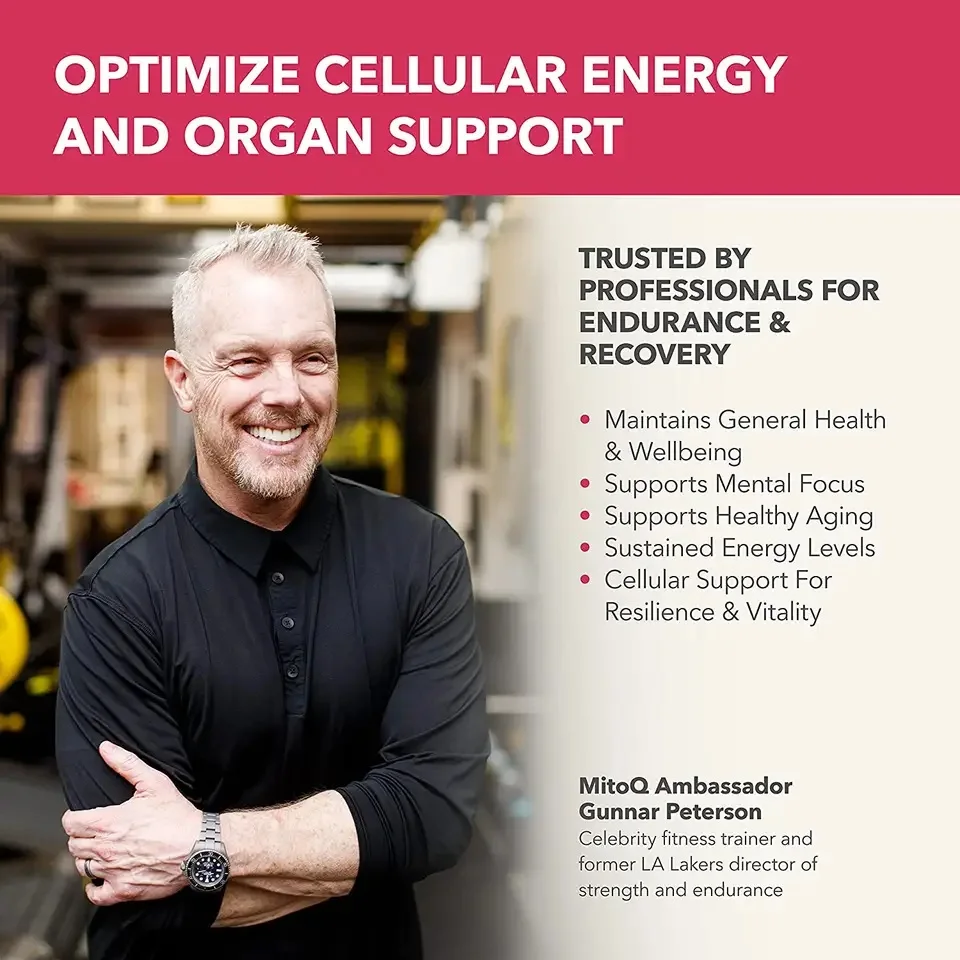 OEM MitoQ Blood Sugar MitoQ Antioxidant Supplement Capsules Supports Premium Blood Glucose Metabolic and Cellular Health